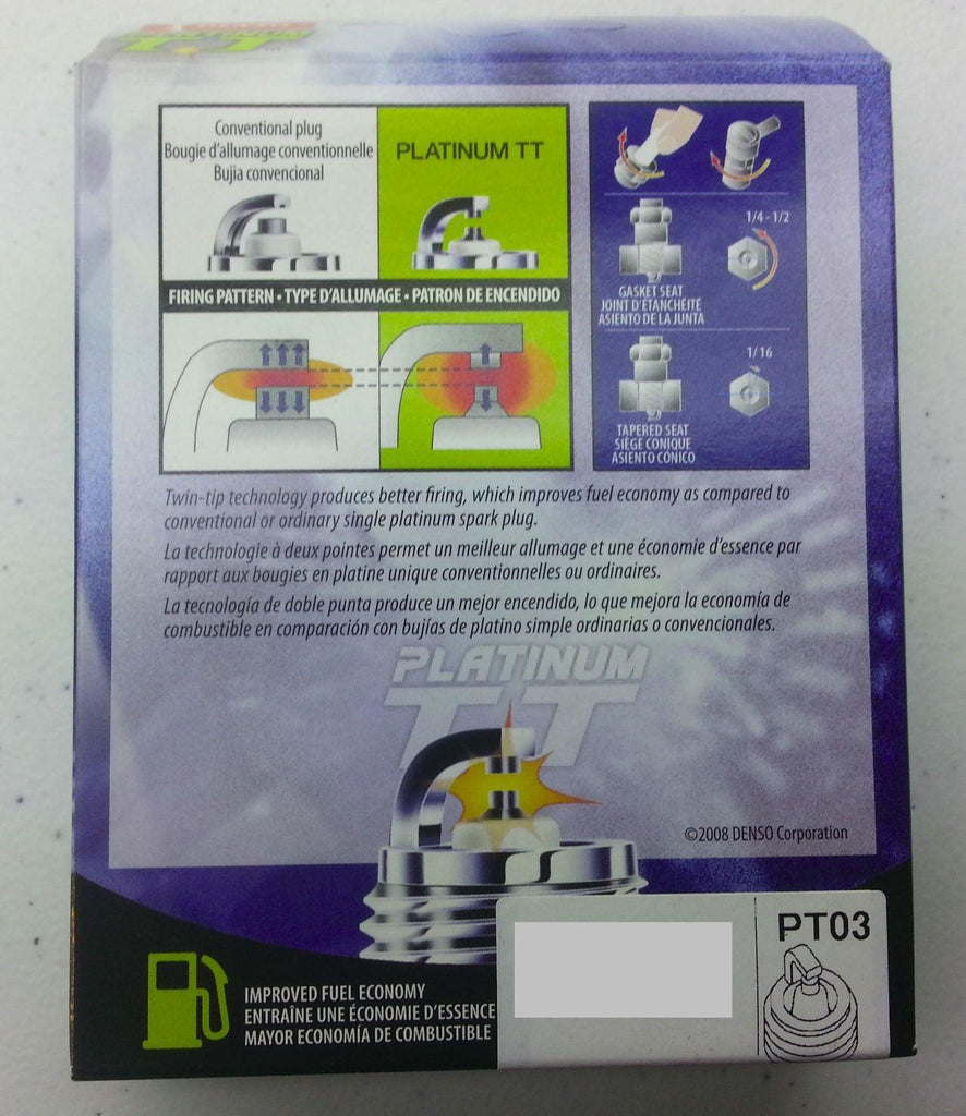 Spark Plug-Platinum TT DENSO PT16TT