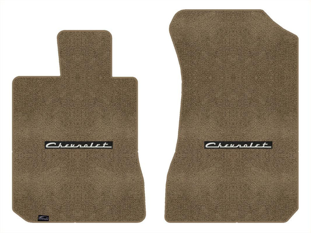 Lloyd Ultimat Front Carpet Mats for '69-71 Chevy Bel Air W/Silver on Black Chevy