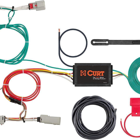 56298 Vehicle-Side Custom 4-Pin Trailer Wiring Harness, Fits Select Lincoln MKX , Black