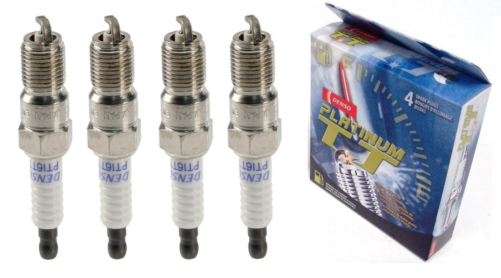 DENSO "Platinum" TT Spark Plugs (Set of 4) for 2009-2017 Ford Escape 2.0L 2.5L