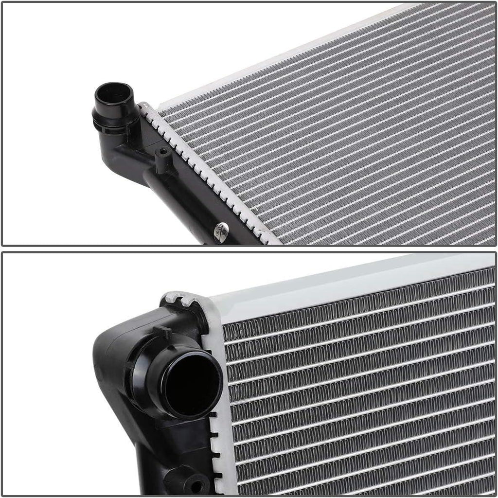 OEM-RA-2822 Aluminum Radiator Compatible with Audi (04-13 A3 / 08-12 S3 / 07-15 TT),25-9/16" W X 16-7/8" H X 1-5/16" D,1-1/4" Inlet / 1-1/4" Outlet