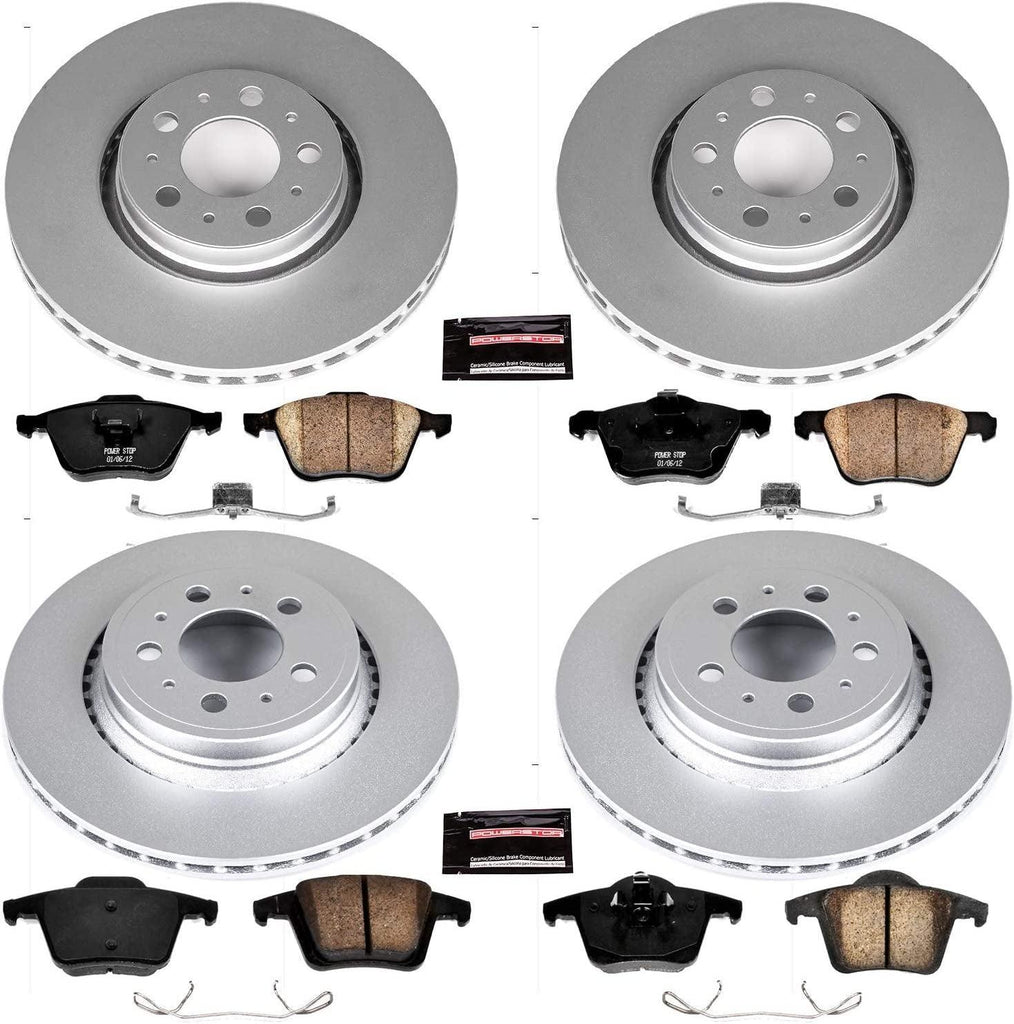 CRK2835 Front and Rear Z23 Evolution Geomet® Coated Brake Kit