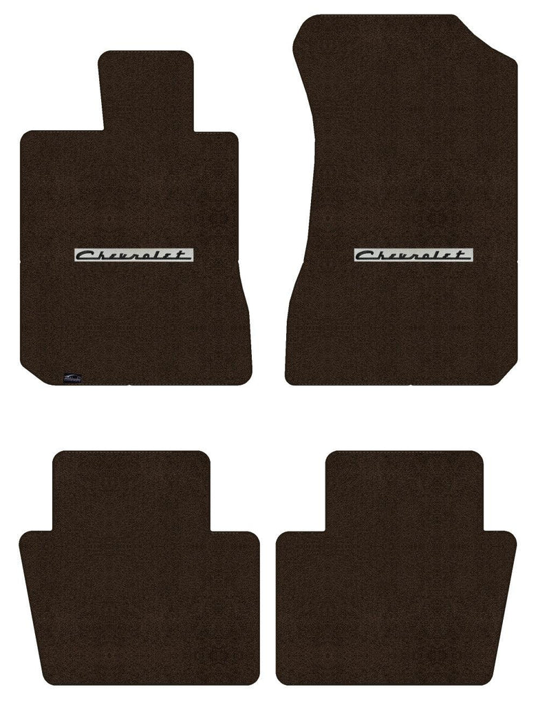 Lloyd Ultimat Front & Rear Mats for '58 Chevy Biscayne W/Black on Silver Chevy
