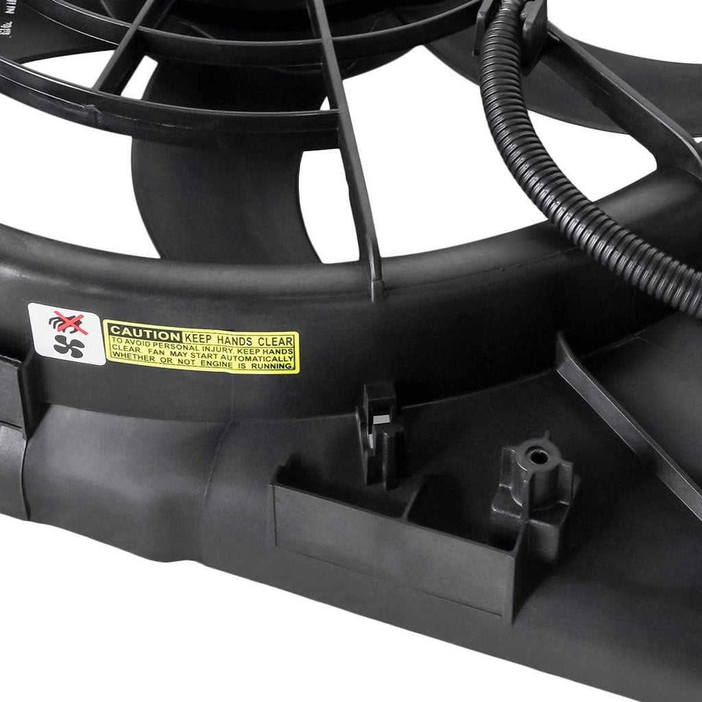 OEM-RF-0017 Factory Style Radiator Cooling Fan Assembly Cooling Efficiency Improved Direct Replacement [Compatible with 09-14 Genesis ]
