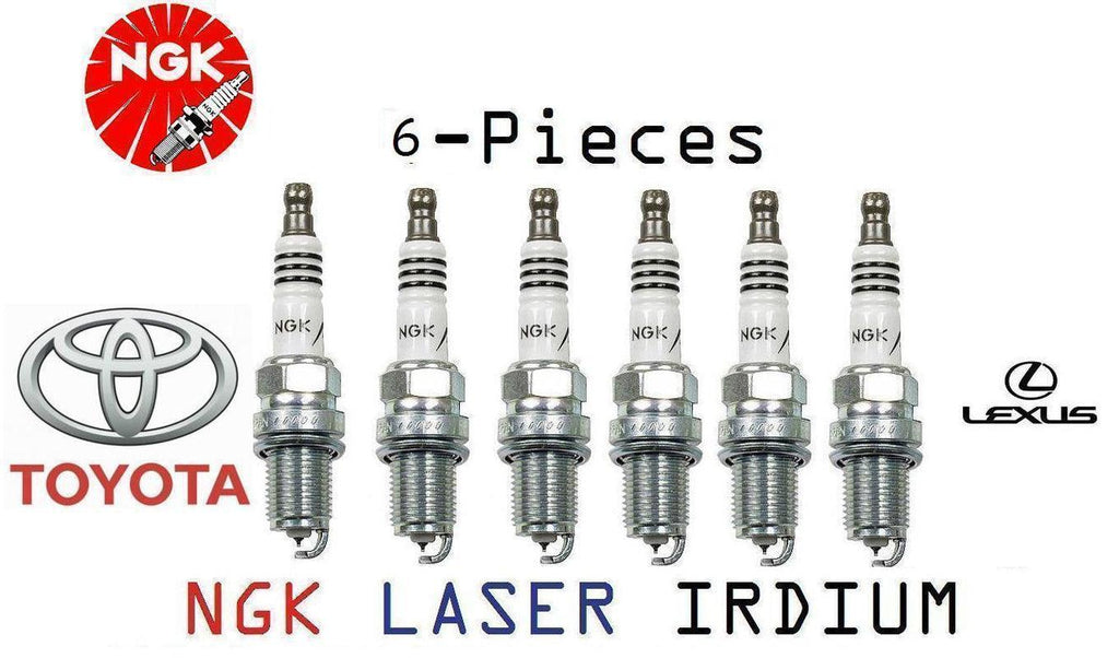 6-PEICES NGK SPARK PLUG LASER IRIDIUM POWER (ILFR6B 6481) (FOR SUBARU)