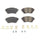 Power Stop - Rear Z17 Low-Dust Ceramic Brake Pads with Hardware for Toyota Corol