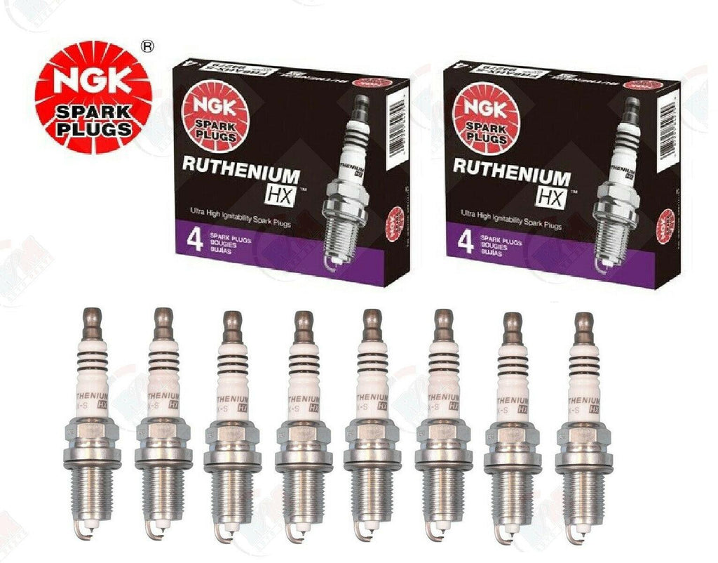 Set of 8 NGK RUTHENIUM HX Spark Plug LFR6AHXS 94122 FITS 2010-2014 HONDA INSIGHT