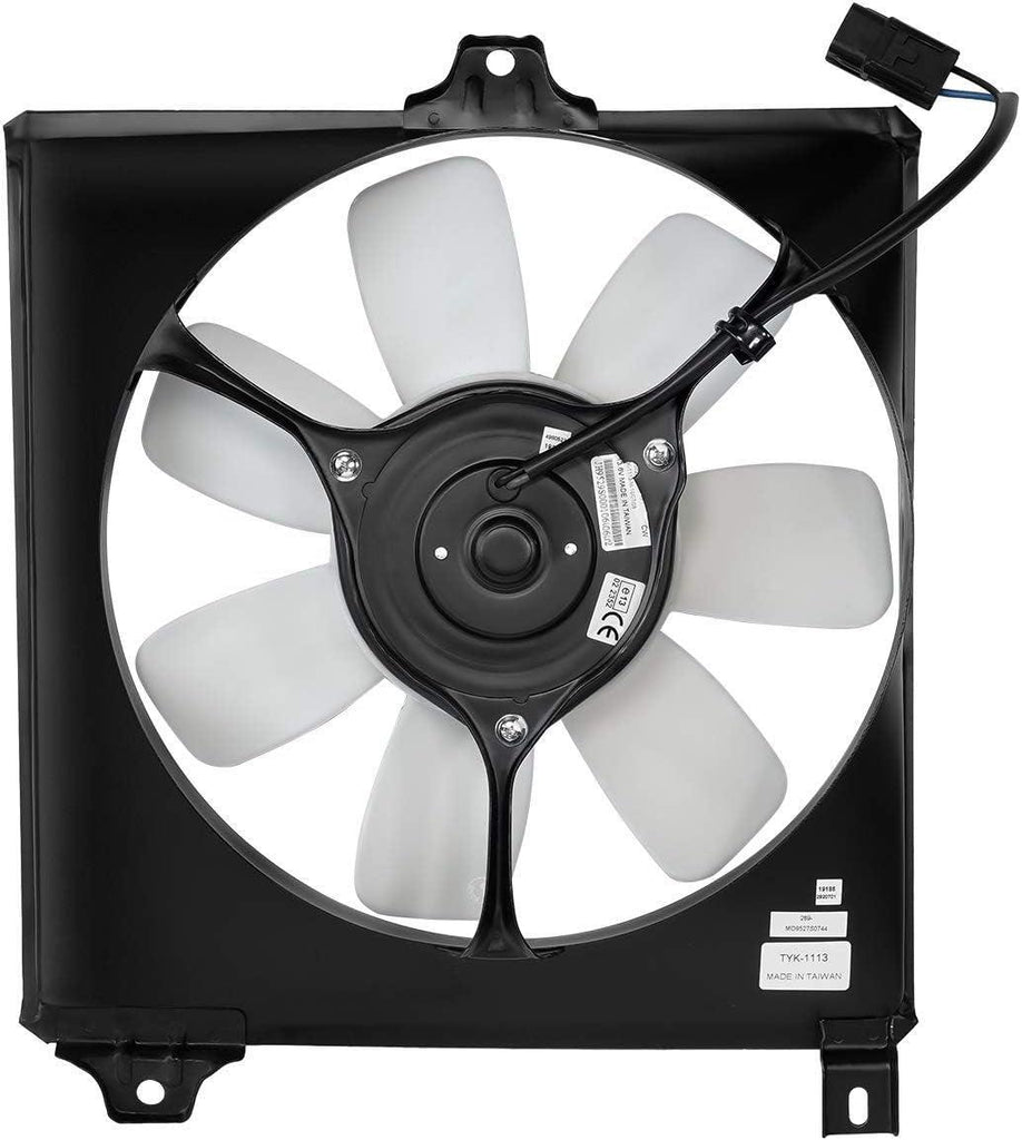 OEM-RF-0269 Factory Style Radiator Cooling Fan Assembly Cooling Efficiency Improved Direct Replacement [Compatible with Toyota RAV4 1996-2000] , Black