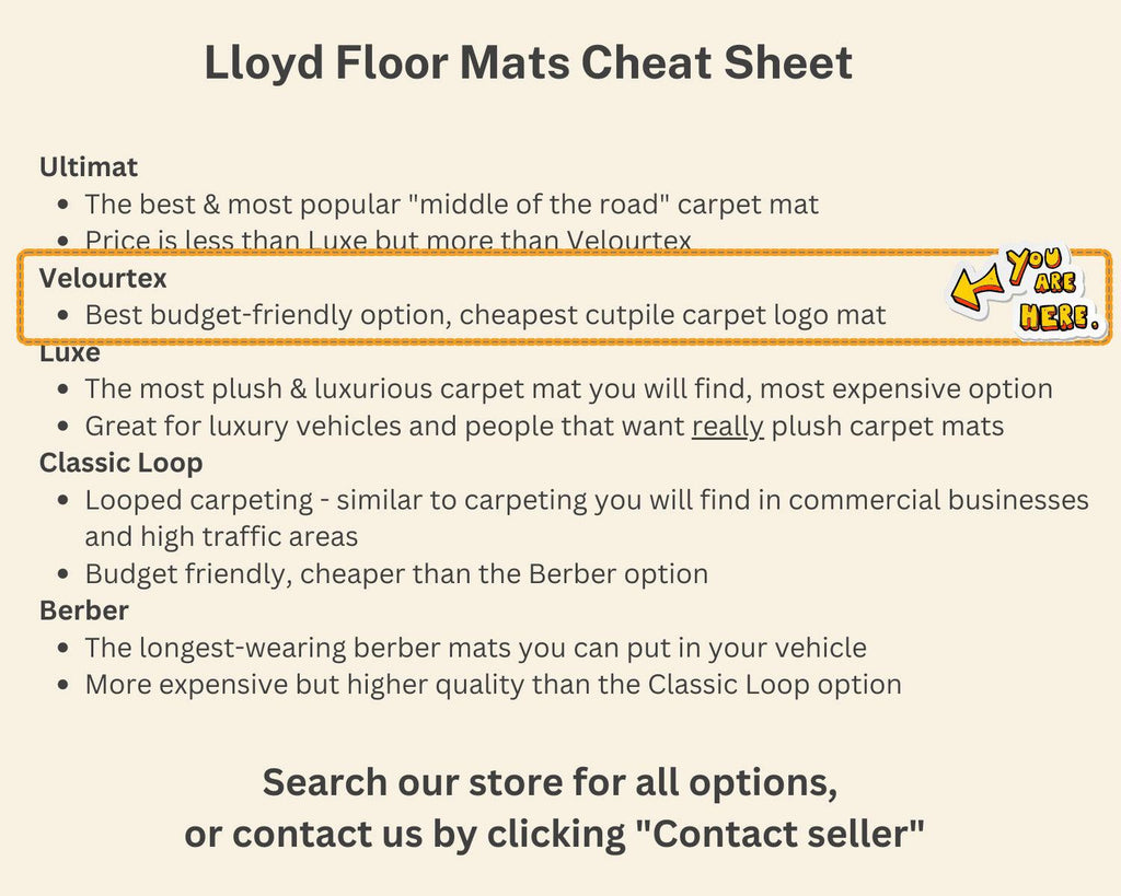 Lloyd Velourtex Front Mats for '77-90 Chevy Caprice W/Chevy Silver on Black