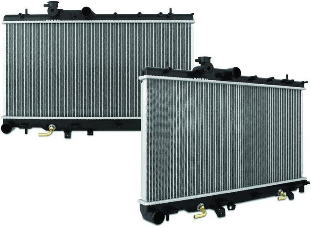 R2703 Plastic End-Tank Radiator Compatible with Subaru WRX 2004-2007