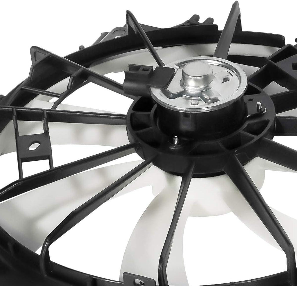 OEM-RF-0275 Factory Style Radiator Cooling Fan Assembly Cooling Efficiency Improved Direct Replacement [Compatible with 2006-2013 IS250], Black