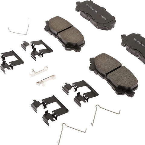 Gold 17D1724CHF1 Ceramic Rear Disc Brake Pad Kit