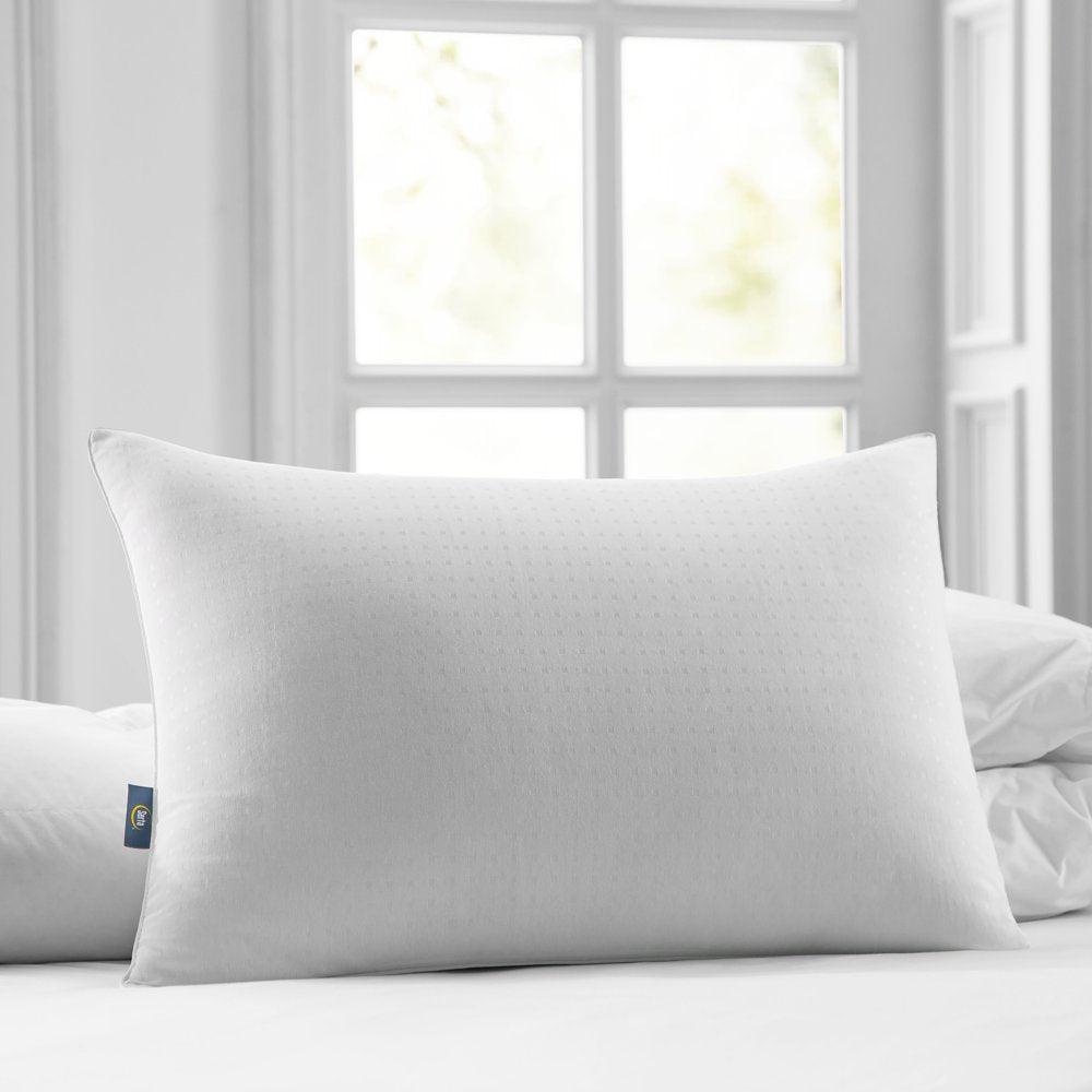 pedic Won'T Go Flat Bed Pillow, Standard/Queen