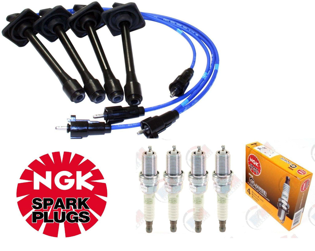 Set of NGK Wires and 4 Platinum Spark Plugs 97-01 for Toyota Camry 2.2L DOHC