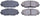 Front 16-1210 Z16 Evolution Ceramic Brake Pads