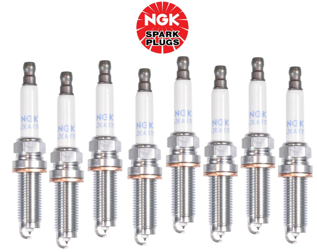 Spark Plugs Laser Iridium Plug 8Pcs OEM NGK Range Rover / Sport V8 / Jaguar XE