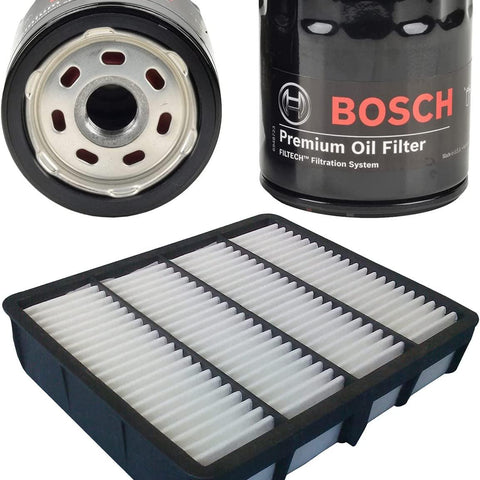 Bosch 3330 & 5286WS Premium Oil Filter and Air Filter Bundle