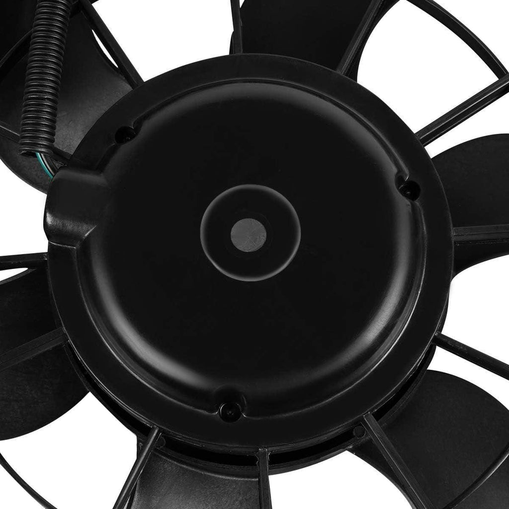 OEM-RF-0016 Factory Style Radiator Cooling Fan Assembly Cooling Efficiency Improved Direct Replacement [Compatible with 06-08 Sonata Fits 2. 4L]