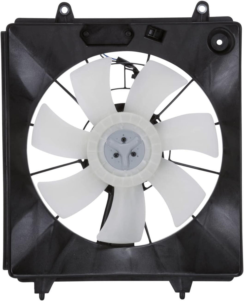 610820 Cooling Fan Assembly Compatible with 2007-2009 Honda CRV , Black