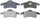 SGD791M Service Grade Semi-Metallic Disc Brake Pad Set