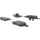 Centric Front Disc Brake Pad for Oroch, Captur, Duster, Fluence (102.16270)