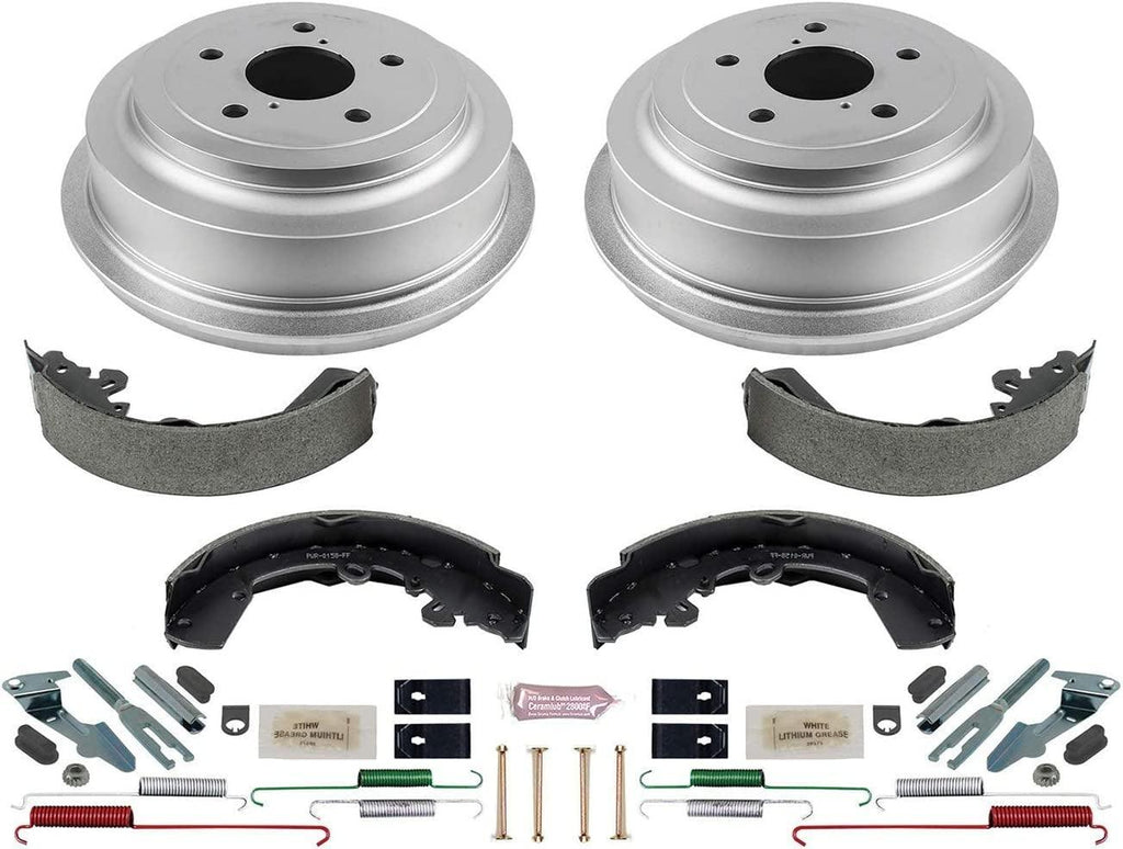 KOE15405DK Autospecialty Rear Replacement Brake Kit-Oe Brake Drums & Ceramic Brake Pads