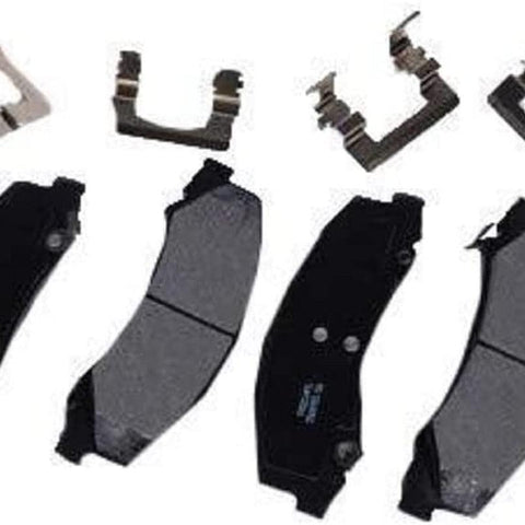 171-0985 GM Original Equipment Front Disc Brake Pad Kit with Brake Pads and Clips
