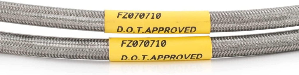 FAPO SHOCK Extended Front Stainless Brake Lines for Jeep Wrangler JK 2007-2018 2-6" Lift