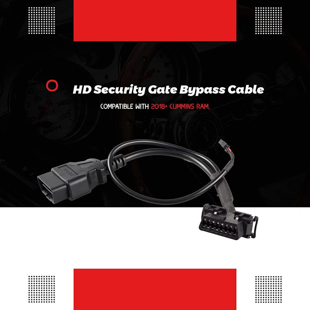 Whautole HD Security Gate Bypass Cable,OBD2 Detection Harness.