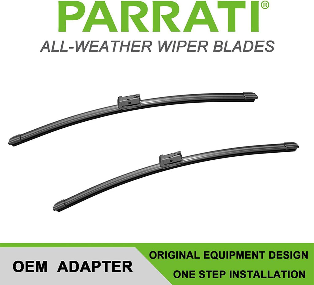 PARRATI® 22 Inch & 18 inch of High Performance Premium All-Season Automotive Replacement Front Windshield Wiper Blades for Colorado Canyon 2015-2018,Easy DIY Install(Set of 2)