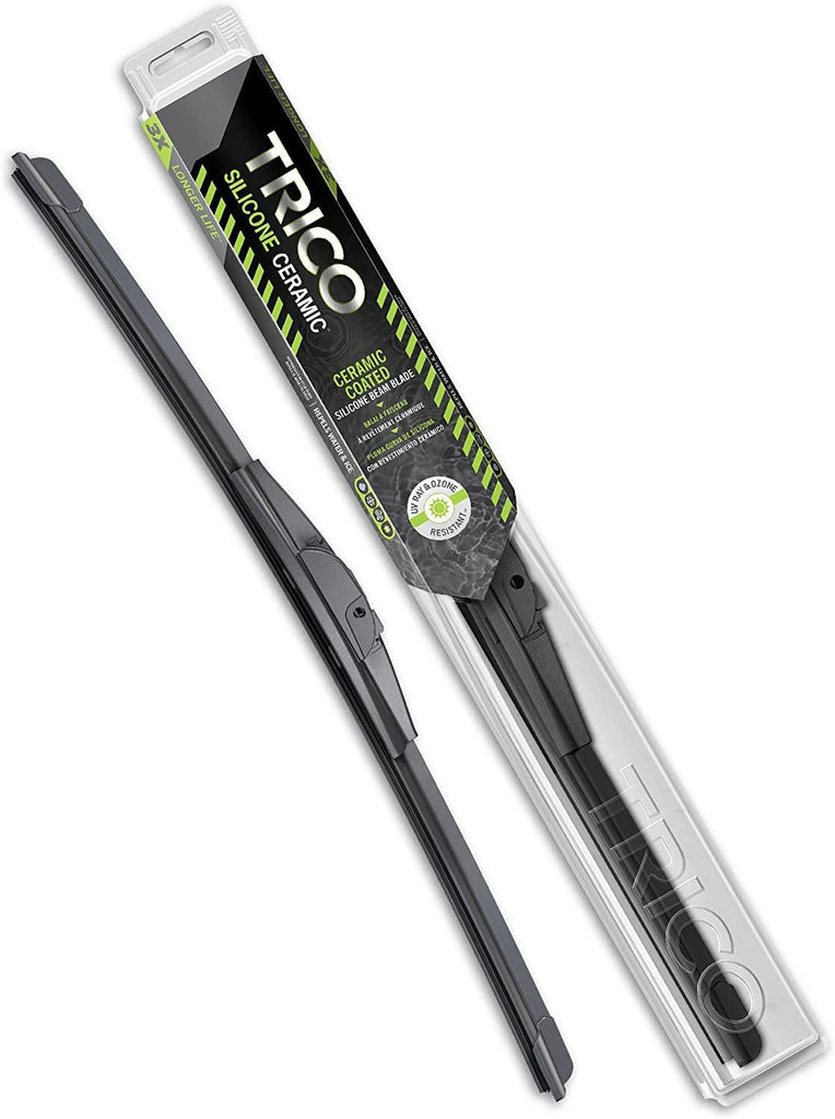 Trico Silicone Ceramic 28 inch Automotive Replacement Windshield Wiper Blade, Ceramic Coated Silicone Super Premium All Weather Beam Blade (90-280), Black