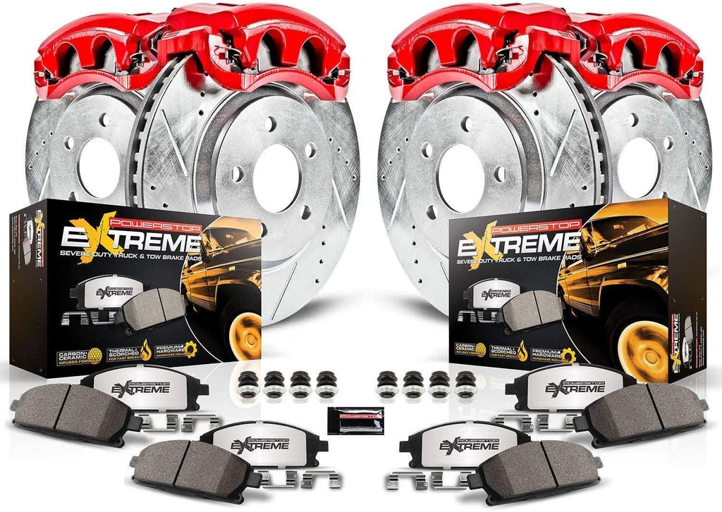 KC4131-36 Front and Rear Z36 Truck and Tow Brake Kit (With Calipers)