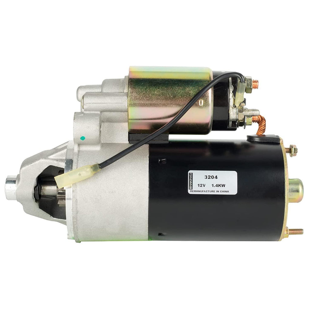 SANKAKU 3204 Remanufactured Starter for (1997-92) Ford Taurus, Mercury Sable 3.0L、(1995-90) Ford Taurus, Mercury Sable 3.8L、(1995) Ford Windstar 3.0L, 3.8L、(1994-89) Lincoln Continental 3.8L