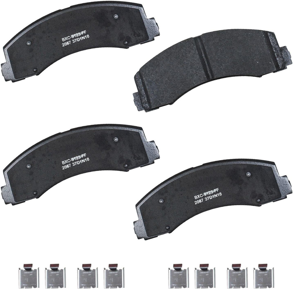 Bendix Premium SBC11 Ceramic Front Brake Pads for Select Models Dodge Dart,Ford Fairlane,Falcon,Sedan Delivery,Mustang,Ranchero,Mercury Comet,Cougar,Cyclone,Plymouth Barracuda,Duster,Scamp,Valiant