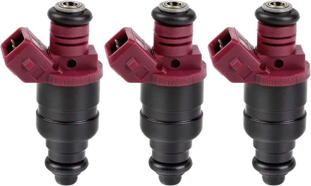Fuel Injectors 3 Pcs Compatible with John Deere Gator 825i Gator 3 Cylinder 5WY2404A MIA11720