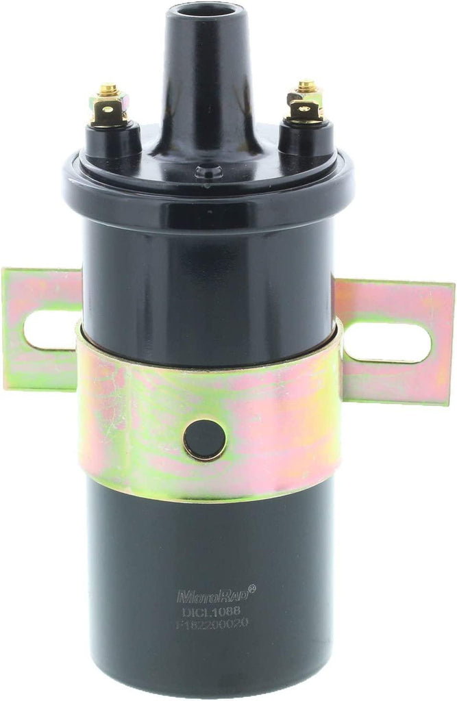 MotoRad 3IC188 Ignition Coil | Fits select American Motors Classic; Dodge Coronet, D300 Pickup, P300 Series, P310 Series, P410 Series; Jeep CJ5; Volkswagen Beetle.