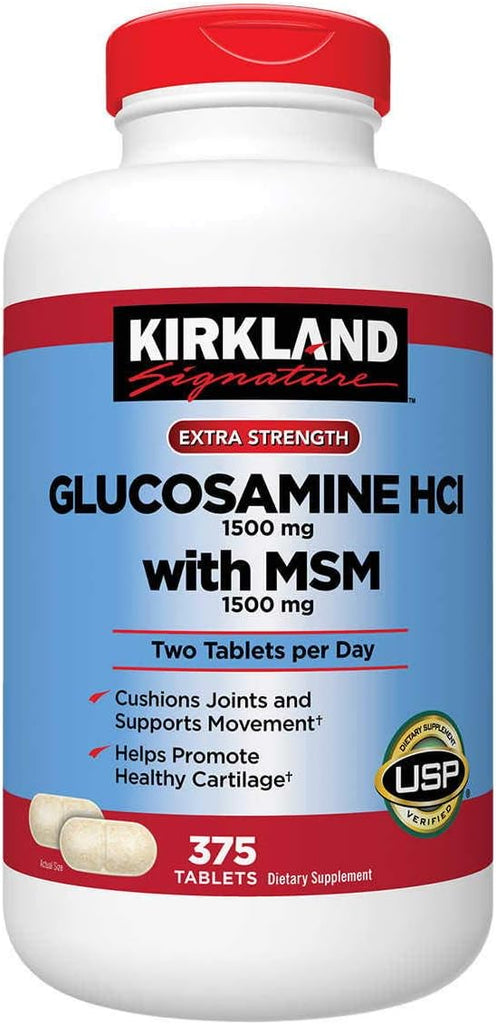 Kirkland Signature Glucosamine with MSM, 375 Tablets