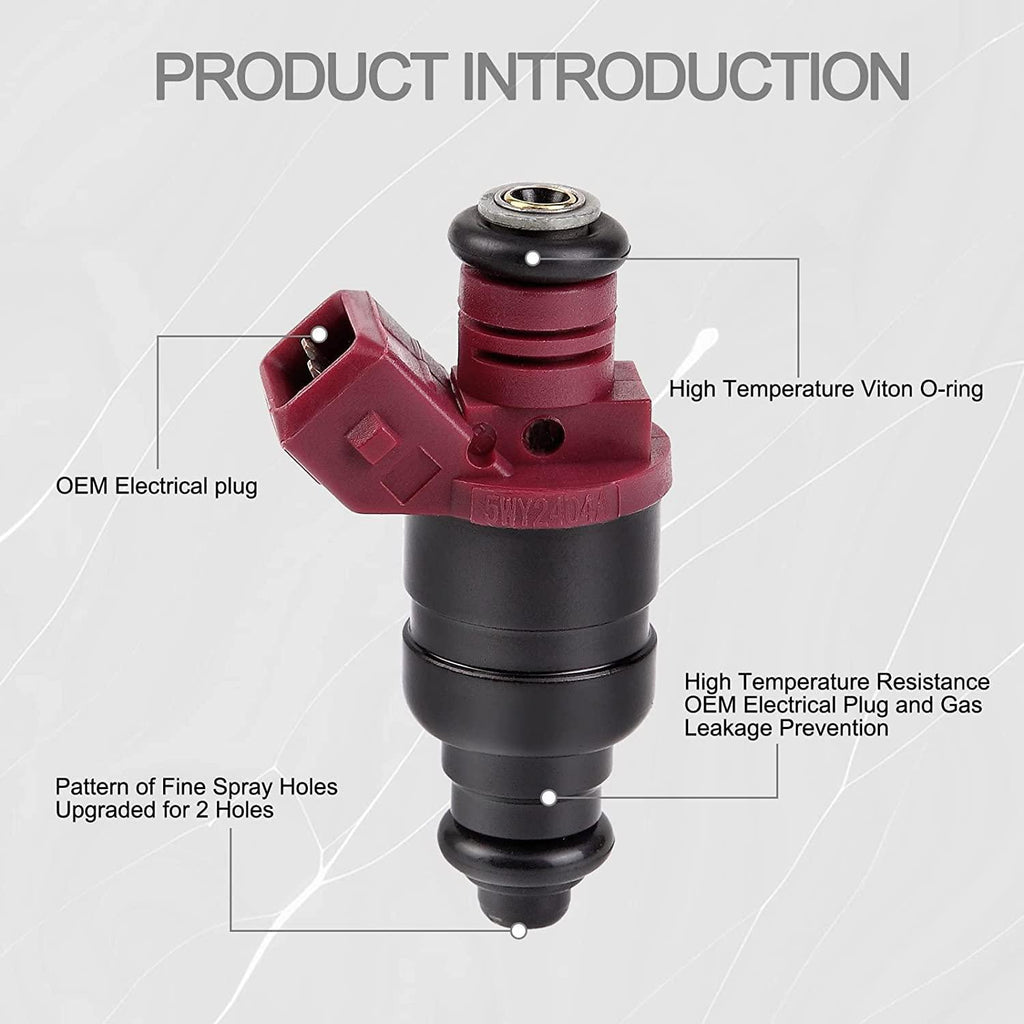 Fuel Injectors 3 Pcs Compatible with John Deere Gator 825i Gator 3 Cylinder 5WY2404A MIA11720