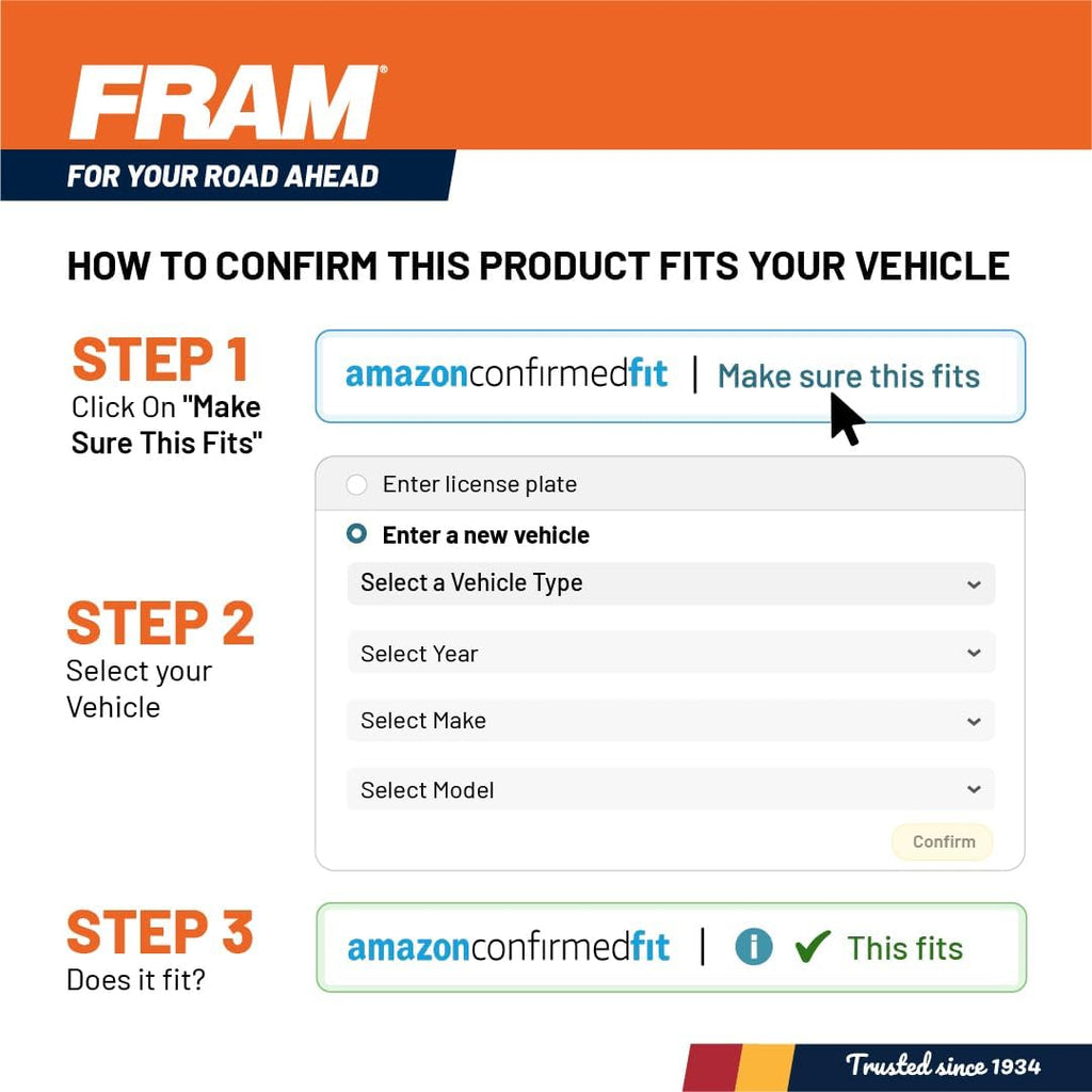 FRAM Fresh Breeze Cabin Air Filter Replacement for Car Passenger Compartment w/ Arm and Hammer Baking Soda, Easy Install, CF10134 for Honda Vehicles, white