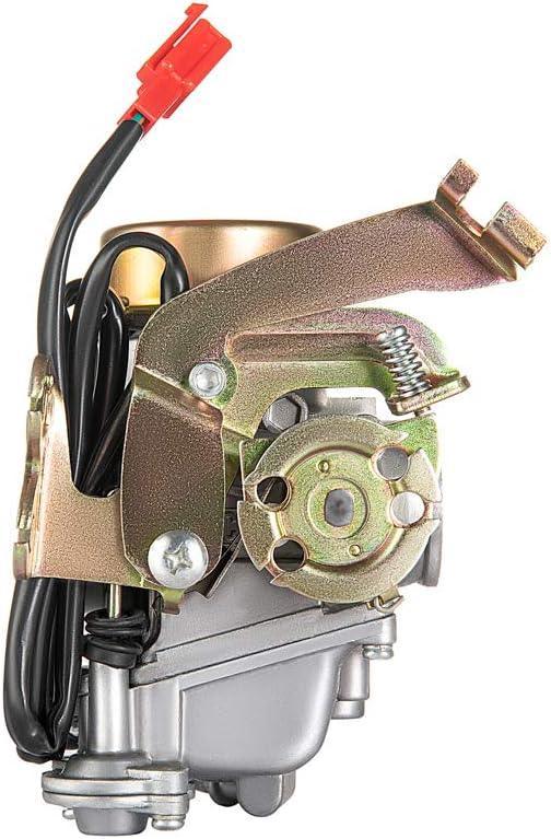 PUCKY Ccarburador for CVK32MM Keihin motocicleta de repuesto para todos los Scooters Atv con GY6 150-250CC tanque 260 Scooter