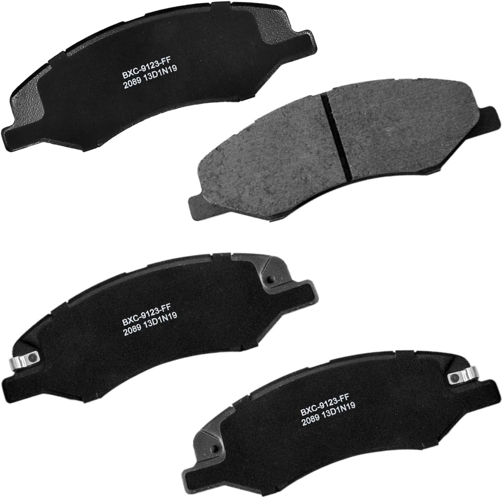 Bendix Premium SBC11 Ceramic Front Brake Pads for Select Models Dodge Dart,Ford Fairlane,Falcon,Sedan Delivery,Mustang,Ranchero,Mercury Comet,Cougar,Cyclone,Plymouth Barracuda,Duster,Scamp,Valiant