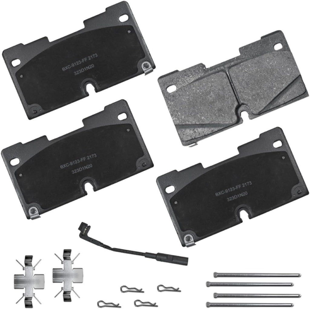 Bendix Premium SBC11 Ceramic Front Brake Pads for Select Models Dodge Dart,Ford Fairlane,Falcon,Sedan Delivery,Mustang,Ranchero,Mercury Comet,Cougar,Cyclone,Plymouth Barracuda,Duster,Scamp,Valiant