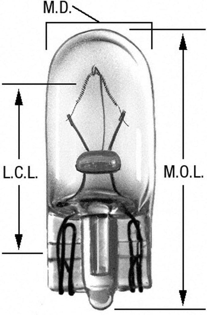 Wagner 194LL Light Bulb - Multi-Purpose (Box of 10)