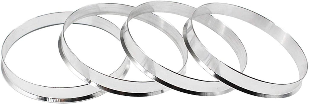 DCVAMOUS Alloy Aluminum Hub Centric Rings 73.1 to 70.3, Set of 4 - Performance Spigot Hubrings fit 70.3mm Vehicle Hub and 73.1mm Wheel Center Bore Compatible with Chevrolet Chevy GM