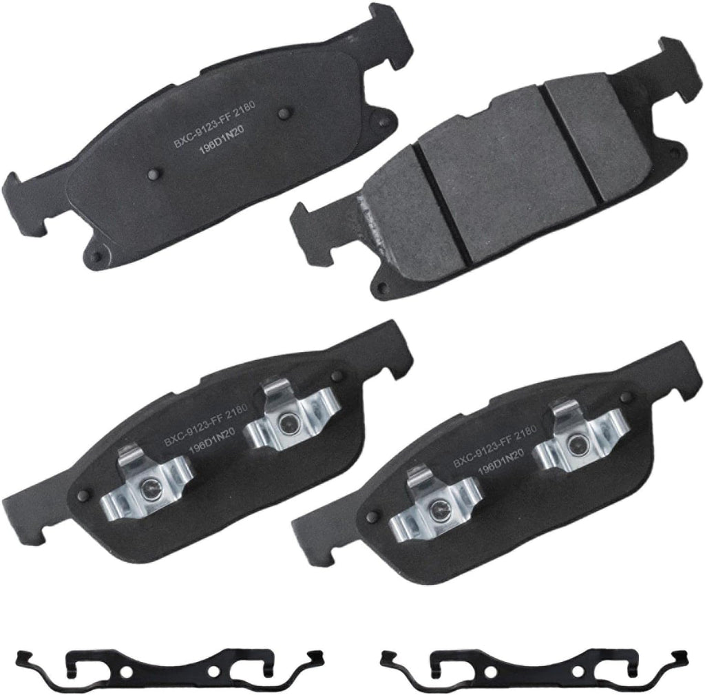 Bendix Premium SBC11 Ceramic Front Brake Pads for Select Models Dodge Dart,Ford Fairlane,Falcon,Sedan Delivery,Mustang,Ranchero,Mercury Comet,Cougar,Cyclone,Plymouth Barracuda,Duster,Scamp,Valiant