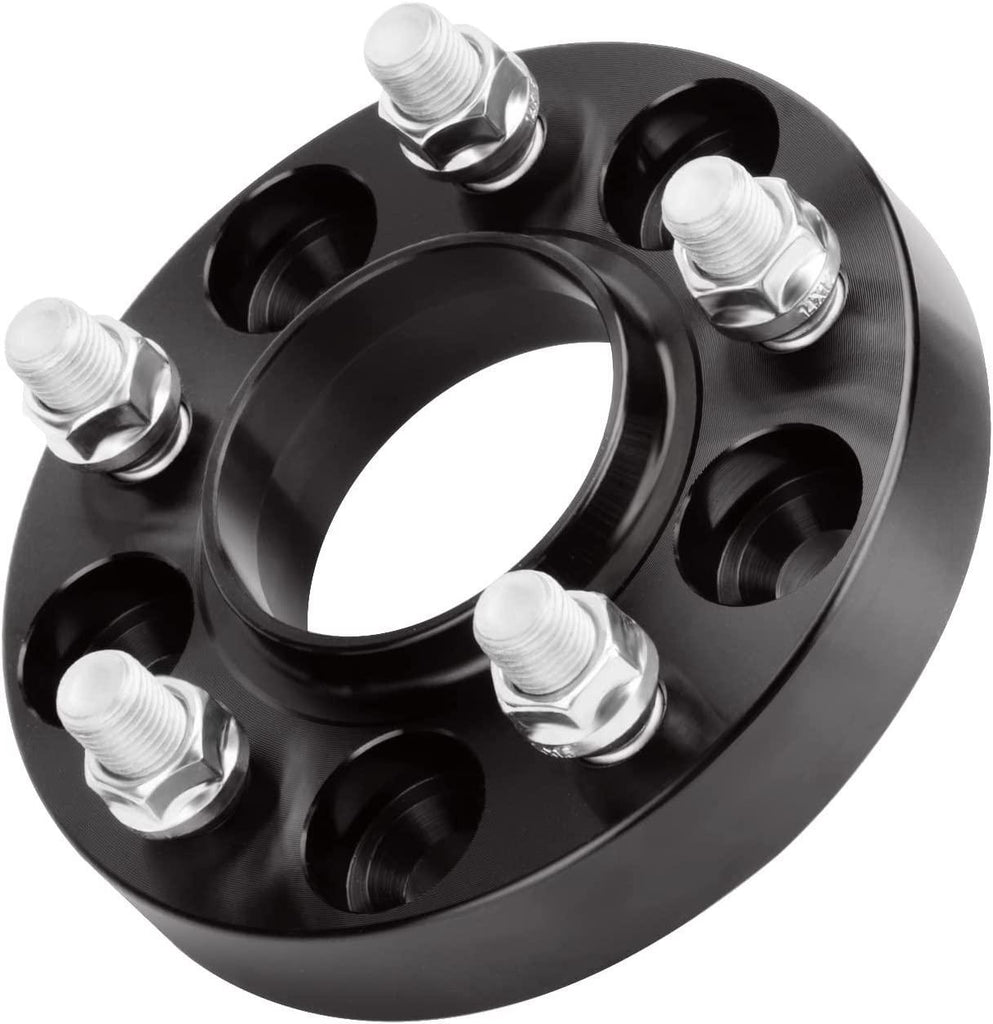 dynofit 5x4.5 20mm M12x1.5 64.1 Hubcentric Wheel Spacers for CR-V HR-V Element Crosstour Accord, 4pcs 5x114.3 Solid Wheels Spacer for RDX TLX CDX CSX ILX RSX TSX 5 Lug Rims and More