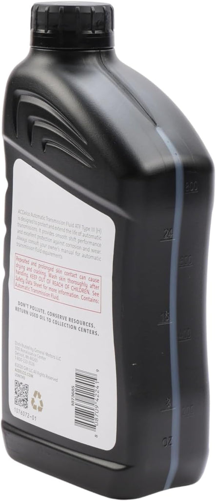 ACDelco Gold 10-9240 (88865544) Type III (H) Automatic Transmission Fluid - 1 qt (Pack of 1)