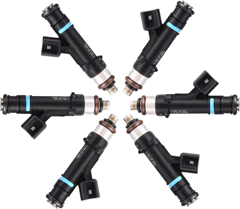 Fuel Injectors 3 Pcs Compatible with John Deere Gator 825i Gator 3 Cylinder 5WY2404A MIA11720