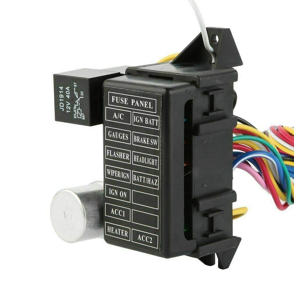 Universal 12 Circuit Wiring Wires Harness Fit for Muscle Car Hot Rod Street Rod XL Wires