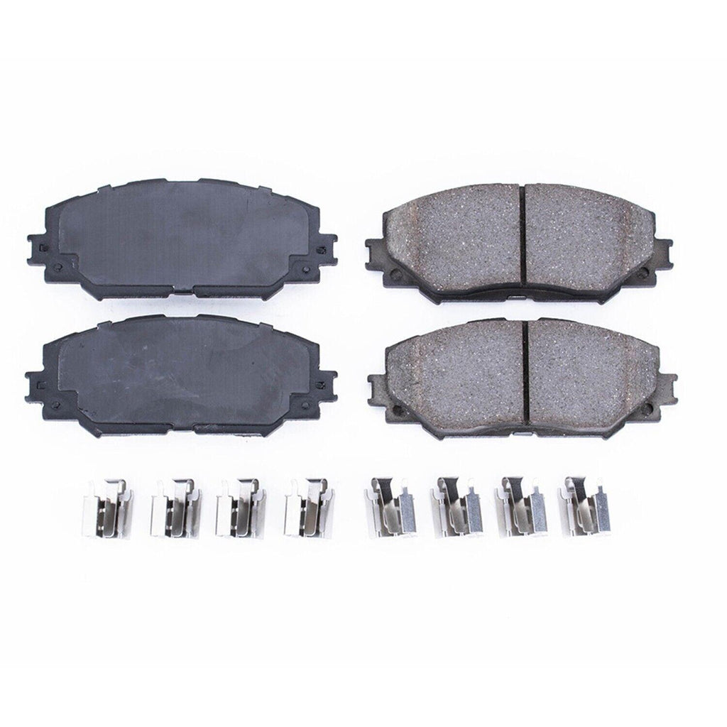 Power Stop - Front Z17 Low-Dust Ceramic Brake Pads with Hardware for Corolla, RA